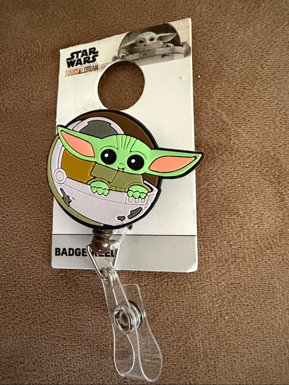 Disney Grogu badge reel